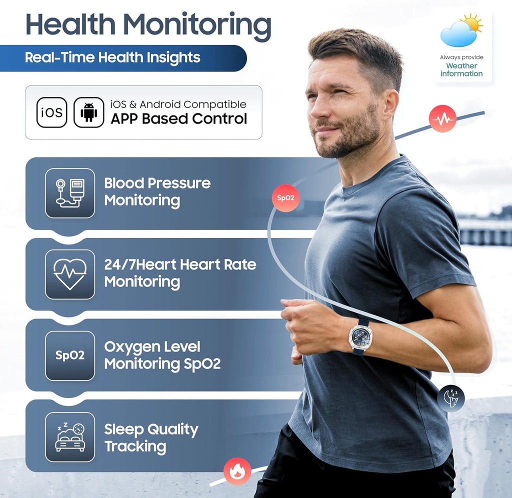 Swiss Military Dom7 Smart Watch With Silverframe Blue Silicon