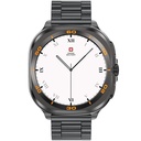 Swiss Military Dom7 Smart Watch With Gunframe Black Metal Strap