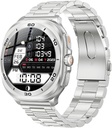 Swiss Military Dom7 Smart Watch With Silver Frame Silver Metal