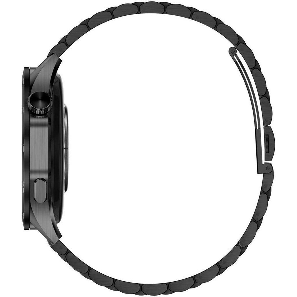Swiss Military Swiss Intl Blackframe Black Metal Strap