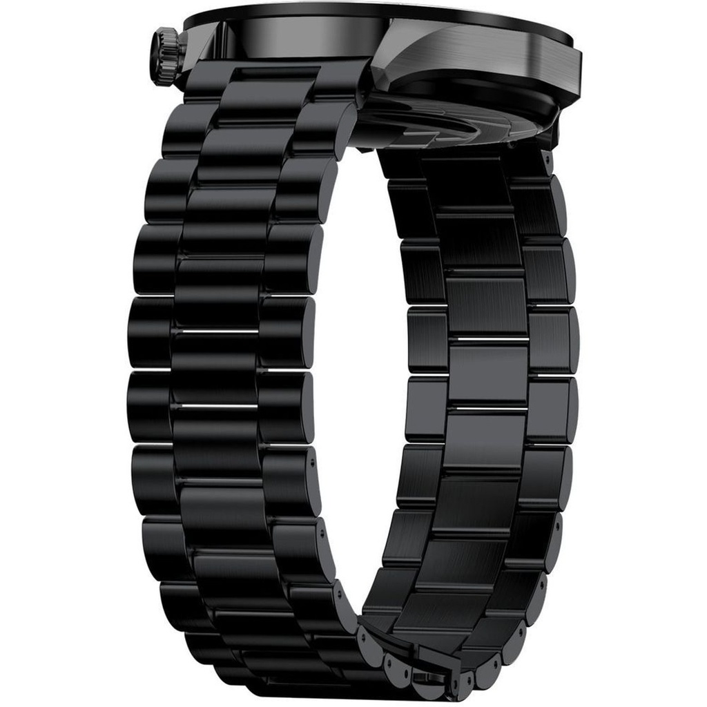 Swiss Military Swiss Intl Blackframe Black Metal Strap