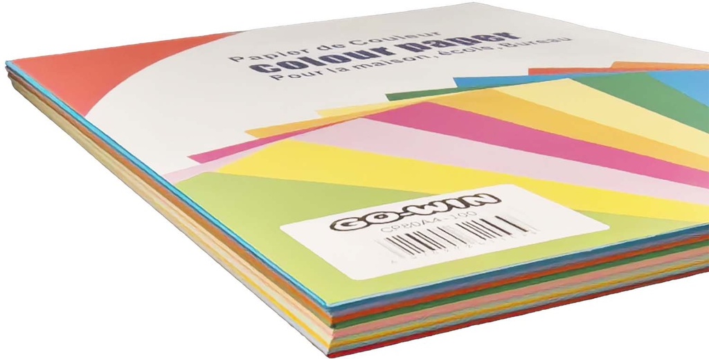Colored Paper A4 100 Sheet 250gsm 10 color assorted