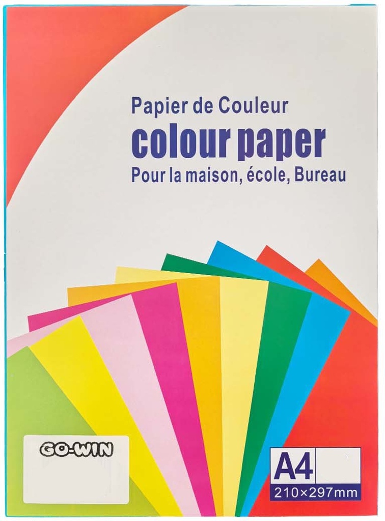 Colored Paper A4 100 Sheet 250gsm 10 color assorted