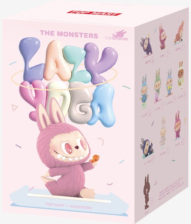 Popmart -The Monster Lazy Yoga Series 