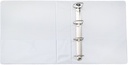 Binder View Ring  4 D, A4 Plastic/Pressboard  2" Ring/3" Spine White 