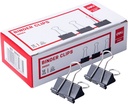 Clip Binder Foldback   Metal  1 1/4" Black