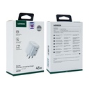 Ugreen Nexode 45W Dual Usb-C Pd Gan Fast Charger Uk (White)