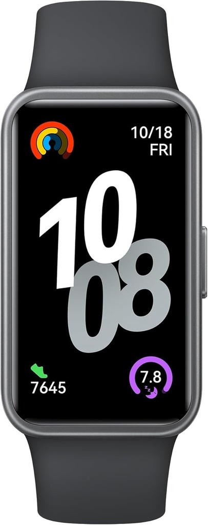Huawei Band 10 Black - Black Fluoroelastomer Strap