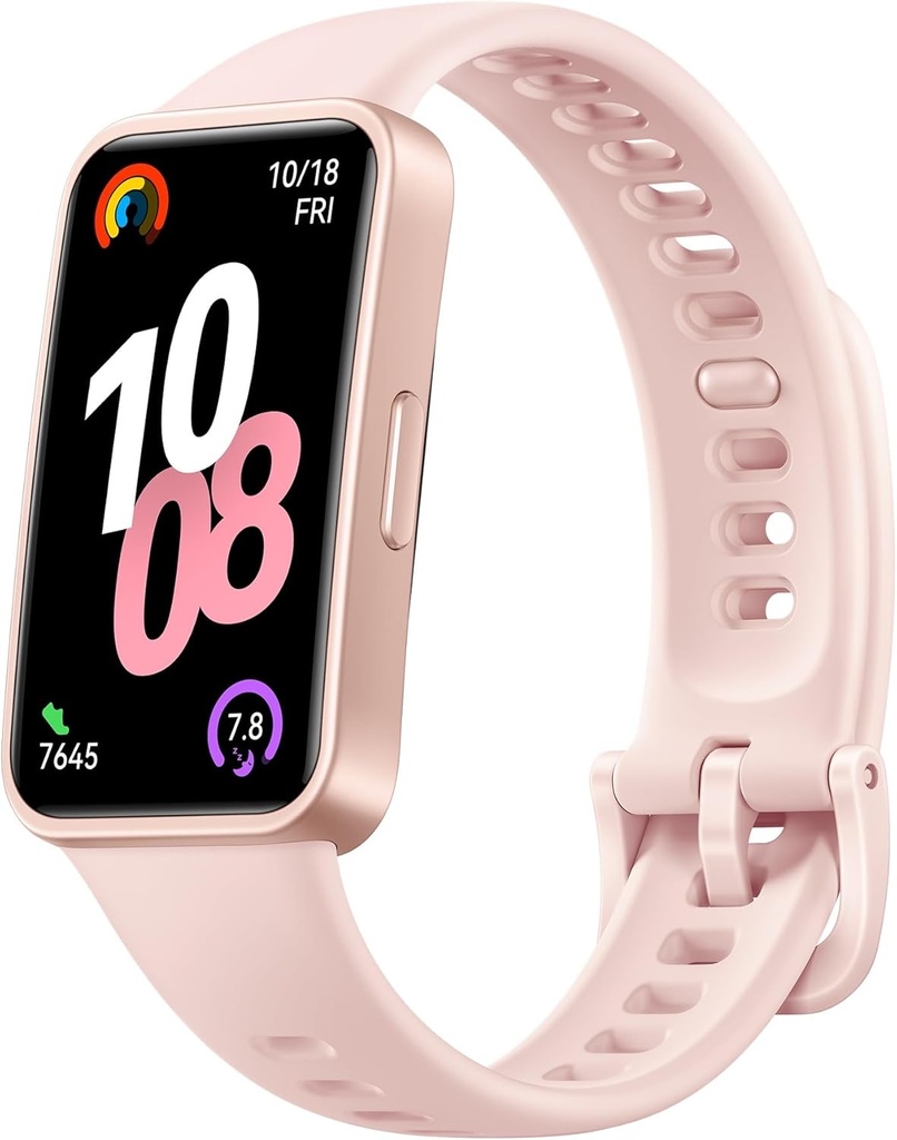 Huawei Band 10 Pink - Pink Fluoroelastomer Strap