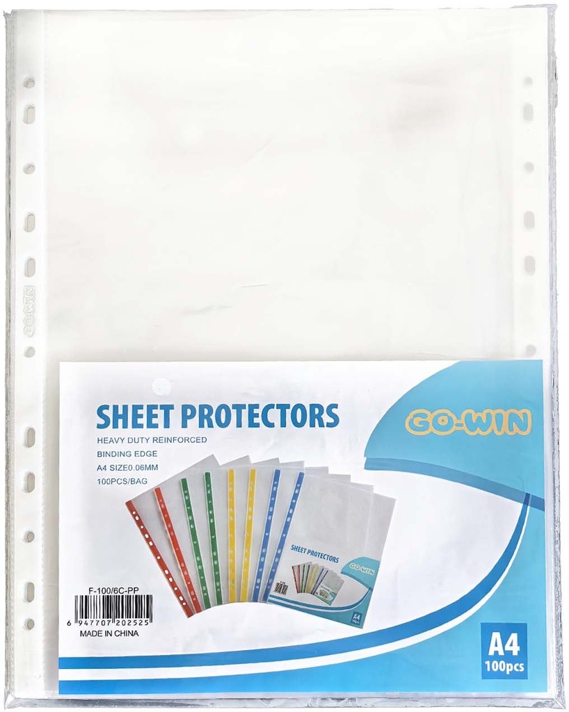 Protector Sheet  6C  PP  A4 Clear