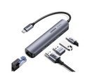 Ugreen Usb C Hub, 5-In-1 Type C Adapter With Gigabit Ethernet, Type C To Hdmi 4K@60Hz, Rj45 Ethernet, Usb C Pd 100W Charging, 2 Usb 3.0 Ports Compatible For Macbook Pro/Air M1 2022, Ipad Pro 2022, Etc