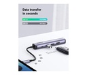 Ugreen Usb C Hub, 5-In-1 Type C Adapter With Gigabit Ethernet, Type C To Hdmi 4K@60Hz, Rj45 Ethernet, Usb C Pd 100W Charging, 2 Usb 3.0 Ports Compatible For Macbook Pro/Air M1 2022, Ipad Pro 2022, Etc