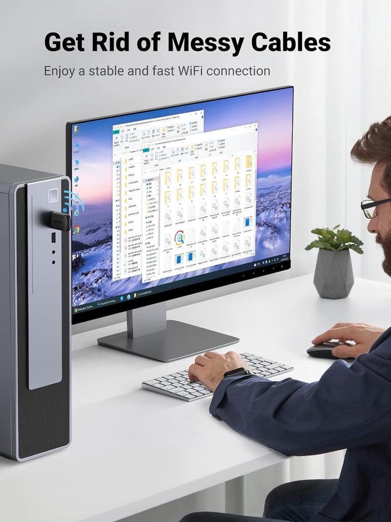 Ugreen Ac650 11Ac Dual-Band Wireless Usb Adapter