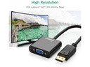 Ugreen Active Display Port  To Vga Adapter Converter - Black
