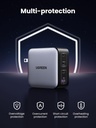 Ugreen Nexode 100W Usb C Wall Charger - 4 Ports (Black)