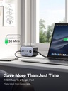 Ugreen 100W Charging Station, Nexode 7-In-1 Power Strip For Home And Office, Gan Usb C Power Strip With 3 Ac, 3 Usb C & 1 Usb A, 6Ft Extension Cord, For Macbook Pro/Air, Iphone 15, Galaxy S23, Ipad