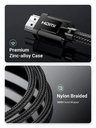 Ugreen Hdmi 8K Cable Male To Male Zinc Alloy Shell Braided Gray 1.5M