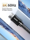 Ugreen Hdmi 8K Cable Male To Male Zinc Alloy Shell Braided Gray 1.5M