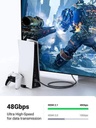 Ugreen Hdmi 8K Cable Male To Male Zinc Alloy Shell Braided Gray 1.5M