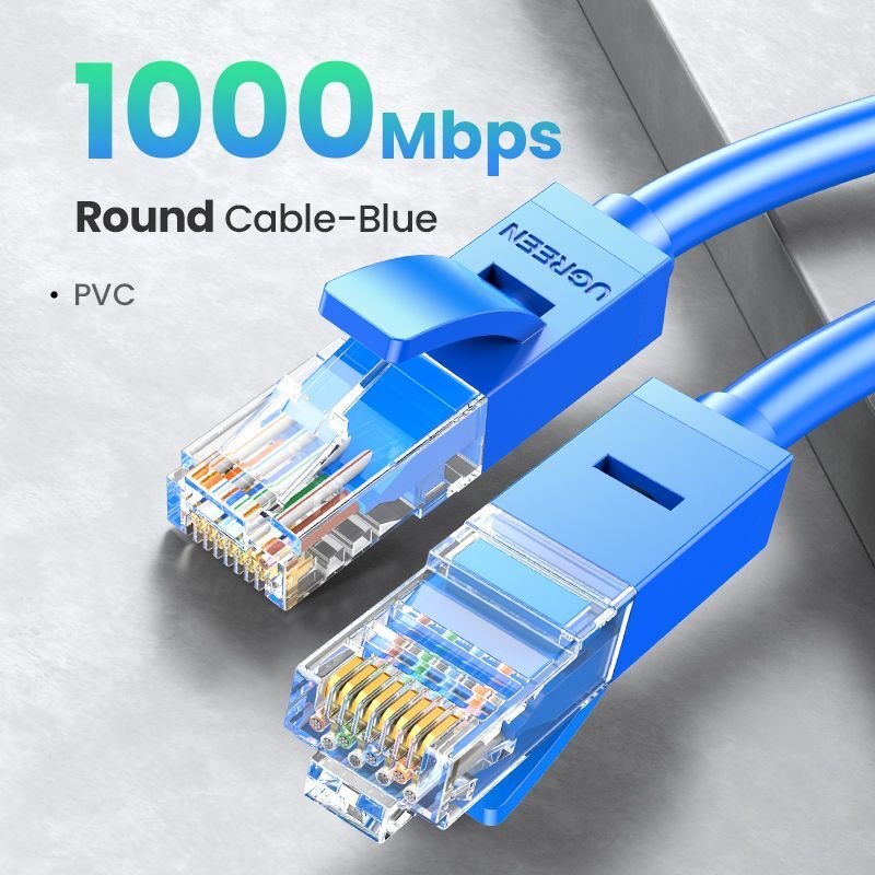 Ugreen Cat 6 U/Utp Lan Cable 3M (Blue)
