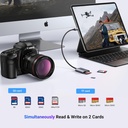 Ugreen Usb-C To Sd/Tf Memory Card Reader Alu Case