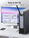 Ugreen Ac650 High-Gain Dual Band Wireless Usb Adapter