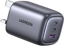 Ugreen Nexode 65W Usb C Wall Charger - 3 Ports Space( Gray)