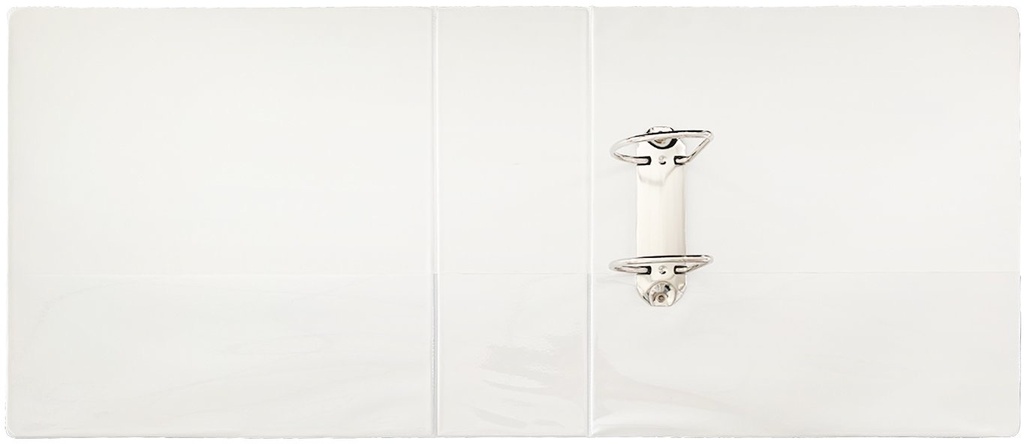 Binder View Ring  2 D, A4 Plastic/pressboard  3" Ring/4" Spine White