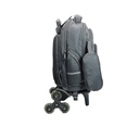 Trolly Backpack Double Side assorted Color With Pencil Case 17" GB2670T/TT Black