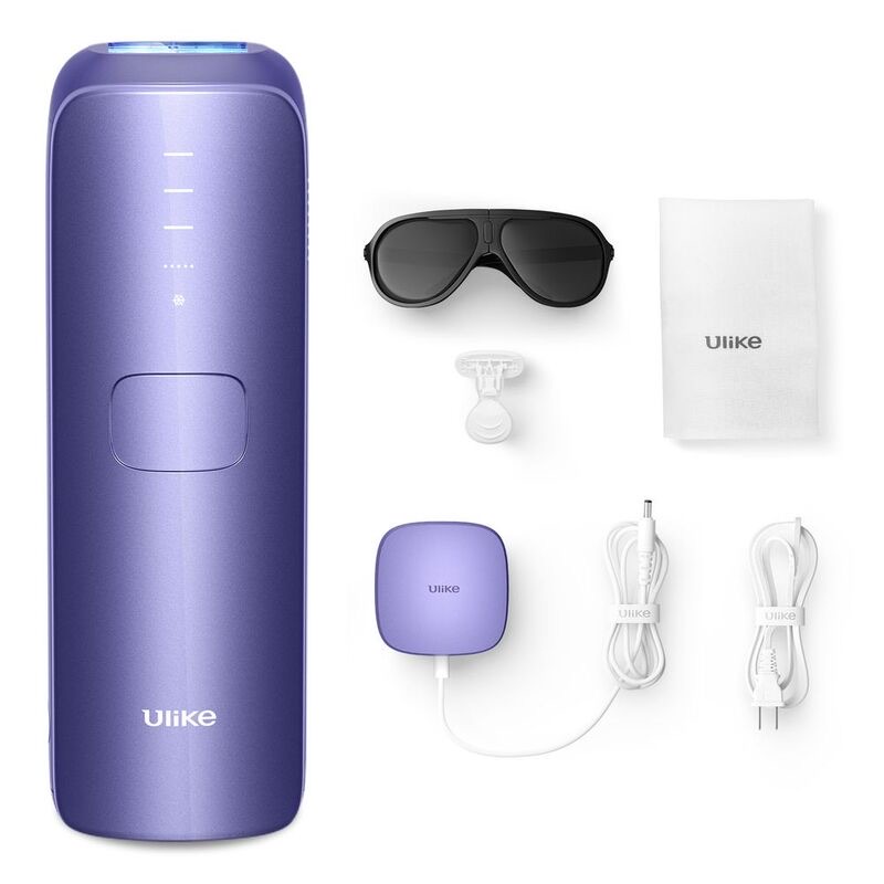 Ulike Sapphire Air 3 Ipl Hair Removal Device With Leather Case,Purple