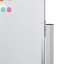 Whiteboard Mobile Magnetic DD With Stand Aluminuim Frame  Metal 90  x  120  cm  White