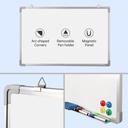 Whiteboard Magnetic DS  With Aluminum Frame    30 cm X 45 cm
