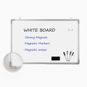 Whiteboard Magnetic DS  With Aluminum Frame    30 cm X 45 cm