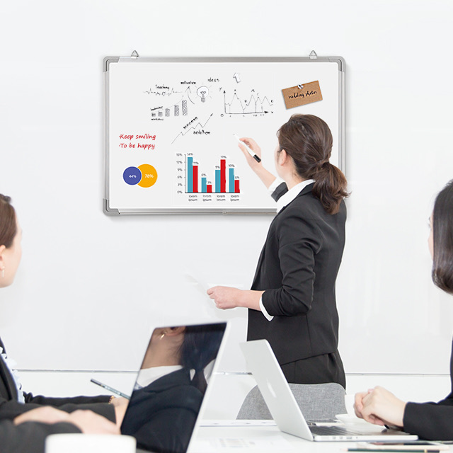 Whiteboard Magnetic DS  With Aluminum Frame    30 cm X 45 cm