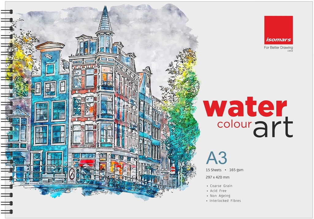 Water Colour Art - A3 - 15 Sheets