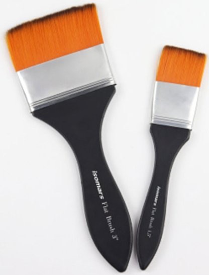 Mars - Flat Brush / Wash Brush - Set of 2