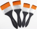 Mars - Flat Brush / Wash Brush - Set of 4