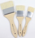 Mars - Hog Flat Brush / Wash Brush - Set of 3