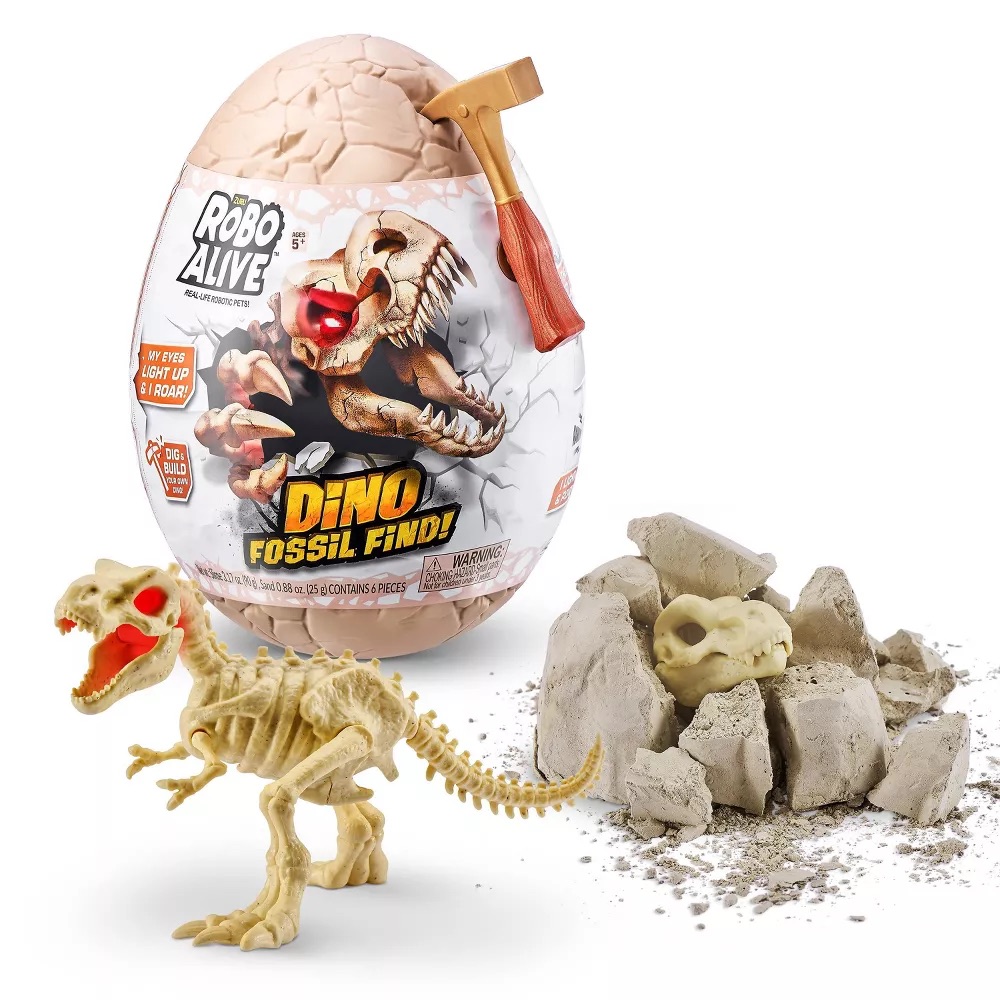 Robo Alive Dino Fossil Find Surprise Egg, S1, Bulk 