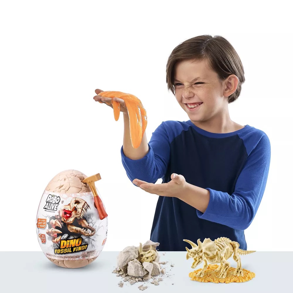 Robo Alive Dino Fossil Find Surprise Egg, S1, Bulk 