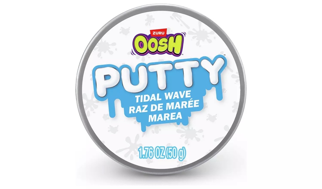 Oosh-Mix Combo 1Pk S3 Crackle Foam/ 2Pk Small Tub Slime 70G And  2Pk Putty S4 Window Box,Bulk,4Pcs 