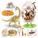 Robo Alive-Mega Dino Fossil Find-Series 1 Surprise Egg,Bulk, 6Pcs,N O Inner,Std Color Assortment 