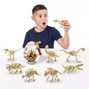 Robo Alive-Dino Fossil Find-Series 1 Mini Surprise Egg,3Facing6Pcs/Pdq,12,Std Color Asst  
