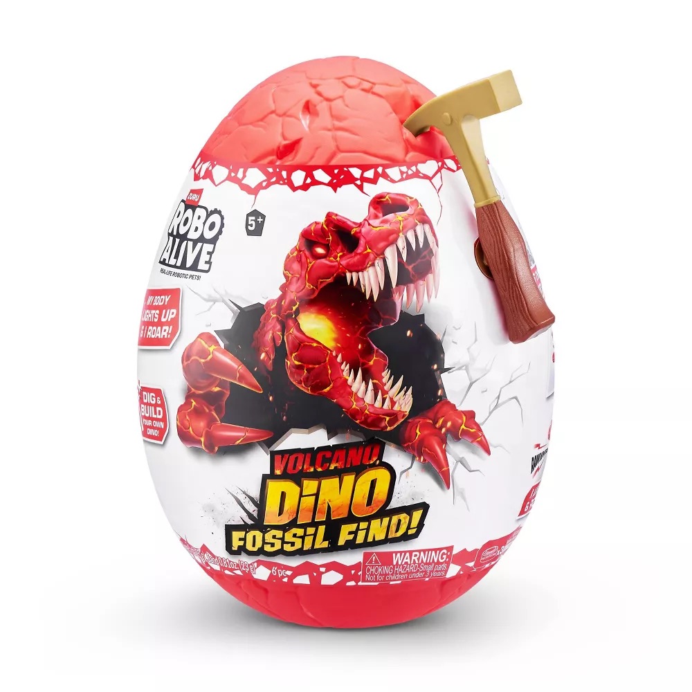 Robo Alive-Dino Fossil Find-Series 2 Surprise Egg,Bulk,12Pcs,No Inner,Std Color Assortment  