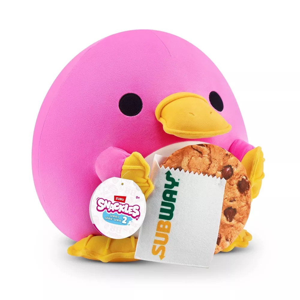 Snackles-Plush 8"-Series 2-Plush 8" Platypus&Subway (Cookie)-Mail Box,1Pcs/Mail Box,18Pcs/18 Mail Box/Ctn 