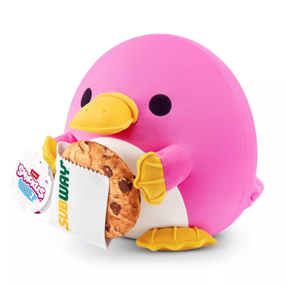 Snackles-Plush 8"-Series 2-Plush 8" Platypus&Subway (Cookie)-Mail Box,1Pcs/Mail Box,18Pcs/18 Mail Box/Ctn 