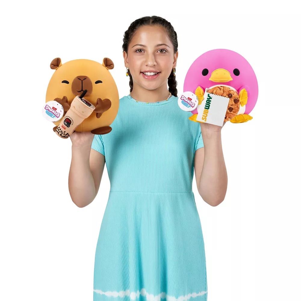 Snackles-Plush 8"-Series 2-Plush 8" Platypus&Subway (Cookie)-Mail Box,1Pcs/Mail Box,18Pcs/18 Mail Box/Ctn 