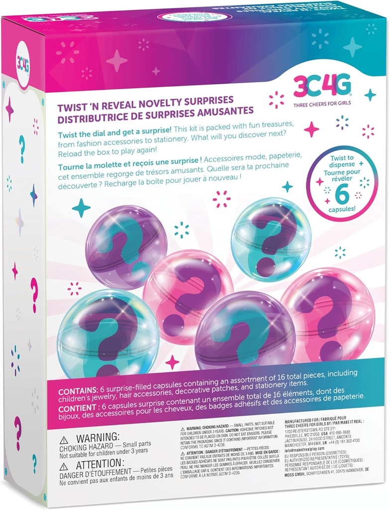 Twist 'N Reveal Novelty Surprises