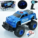 Neon Monster  - Scale 1:16 Furious Cold Light Police Car - Streaming Lights With  15Km-H  Speed. 