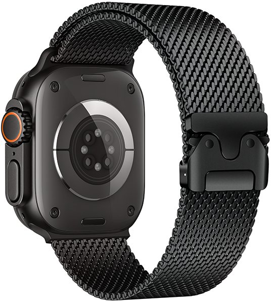 Hoco iWatch WA33 Original series umbrella buckle Milanese steel strap strap(44/45/46/49mm) Black